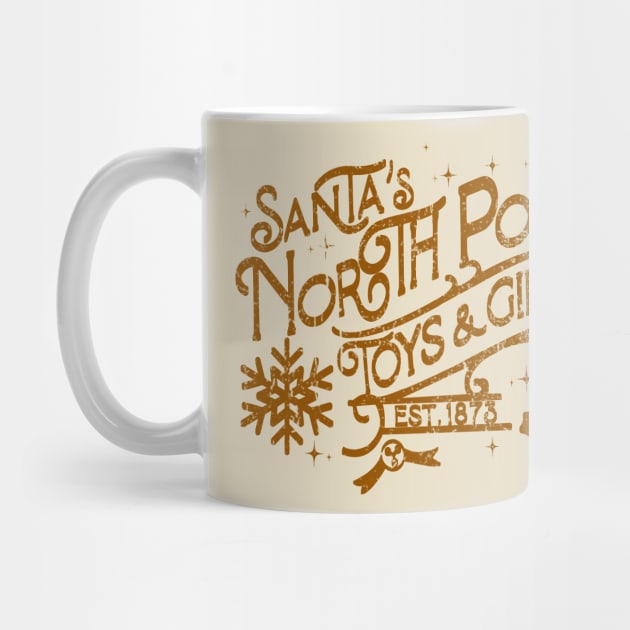 Santa's North Pole Toys and Gifts Est.1873 white ver by wizardwenderlust